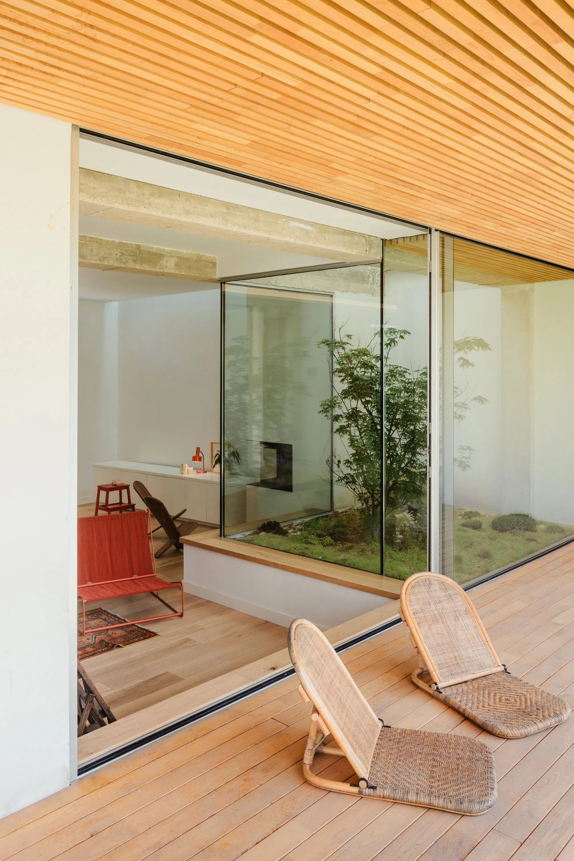 delavegacanolasso Builds Three Terraced Houses in Madrid That Turn Inward to Find Light