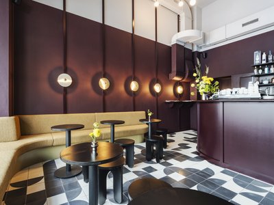 pfeffermint AG Folds the Geometry of a Piadina into a 35 m² Zürich Bar