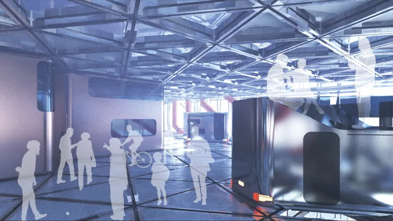 Shared activity floors encourage interaction, collaboration, and adaptable community living.