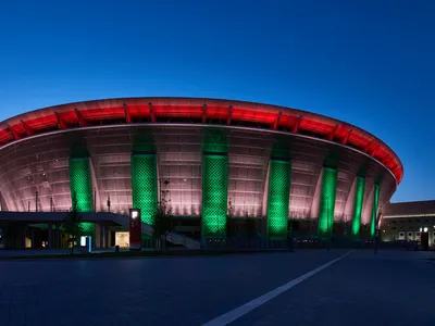 KÖZTI Architects Rebuild Budapest's Iconic Népstadion as the 67,000-Seat Puskás Aréna