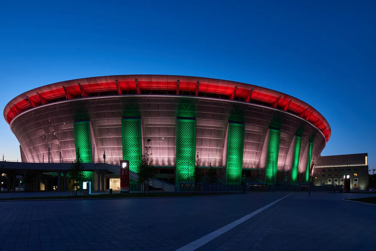 KÖZTI Architects Rebuild Budapest's Iconic Népstadion as the 67,000-Seat Puskás Aréna