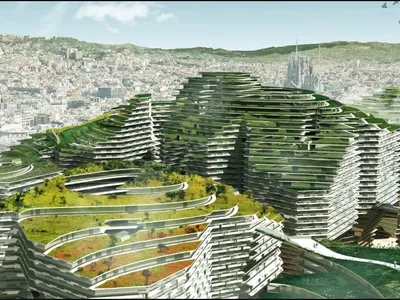 Manzana Morphosis: Sustainable Architecture Reimagining Barcelona’s Eixample for 2050