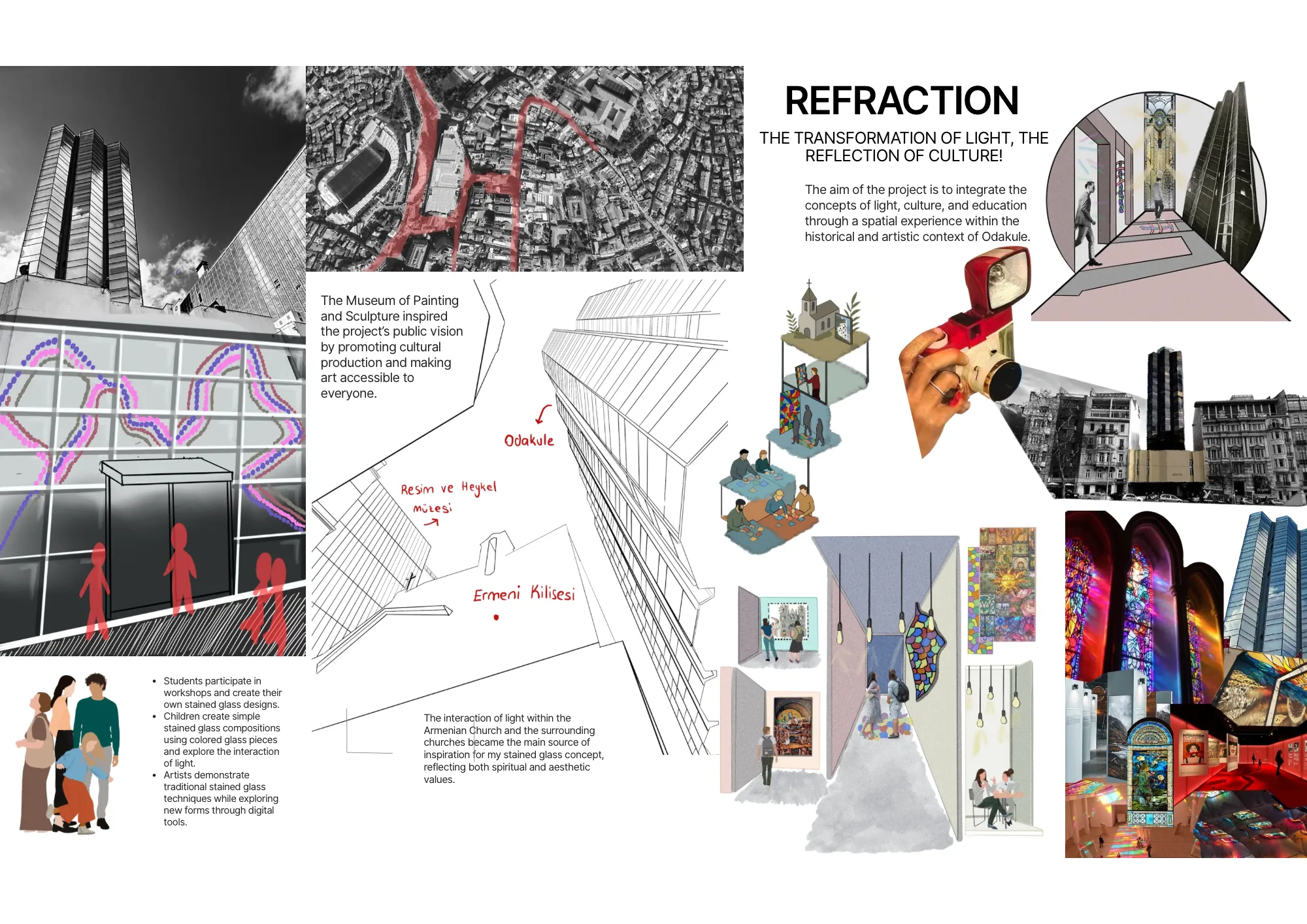 REFRACTION: Reinterpreting Cultural Heritage Through Light, Interaction, and Spatial Experience