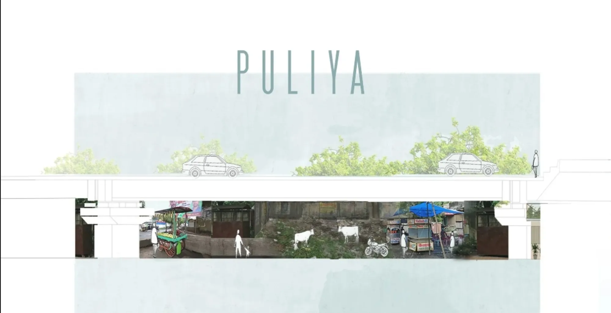 PULIYA: Urban Design Reimagining Transit Infrastructure as Public Space in Chandrapur