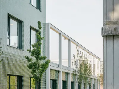 LOW Architecten Builds a School Around a Sheltered Garden for Children with Autism in Belgium