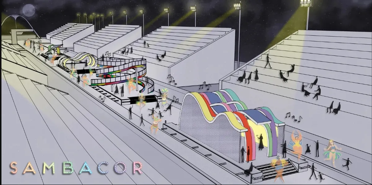 SAMBACOR: Immersive Architecture Design Reimagining Rio’s Carnival Beyond the Parade
