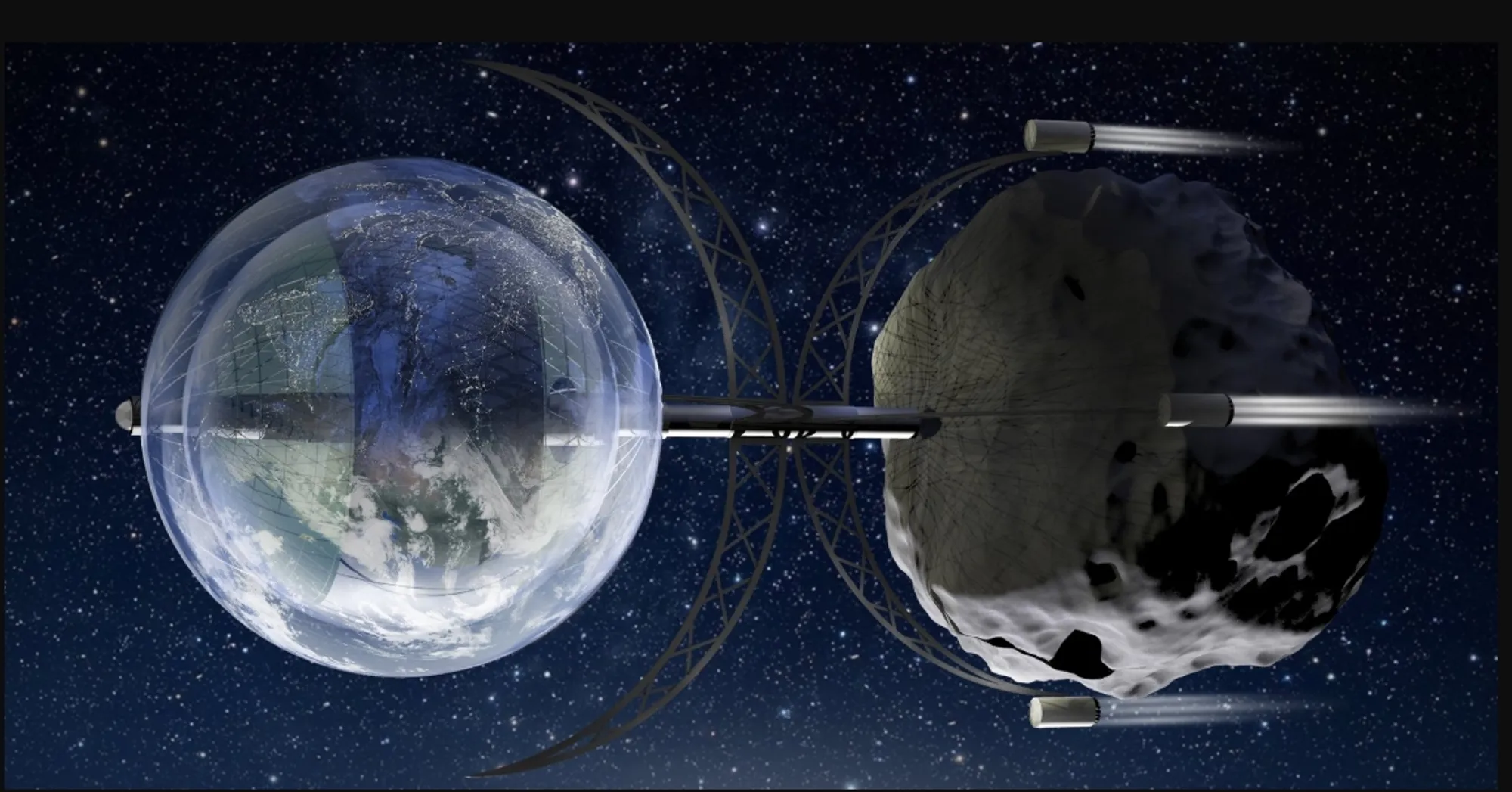Origin of Civilization: Modular Space Architecture for Asteroid Mining and Interstellar Living