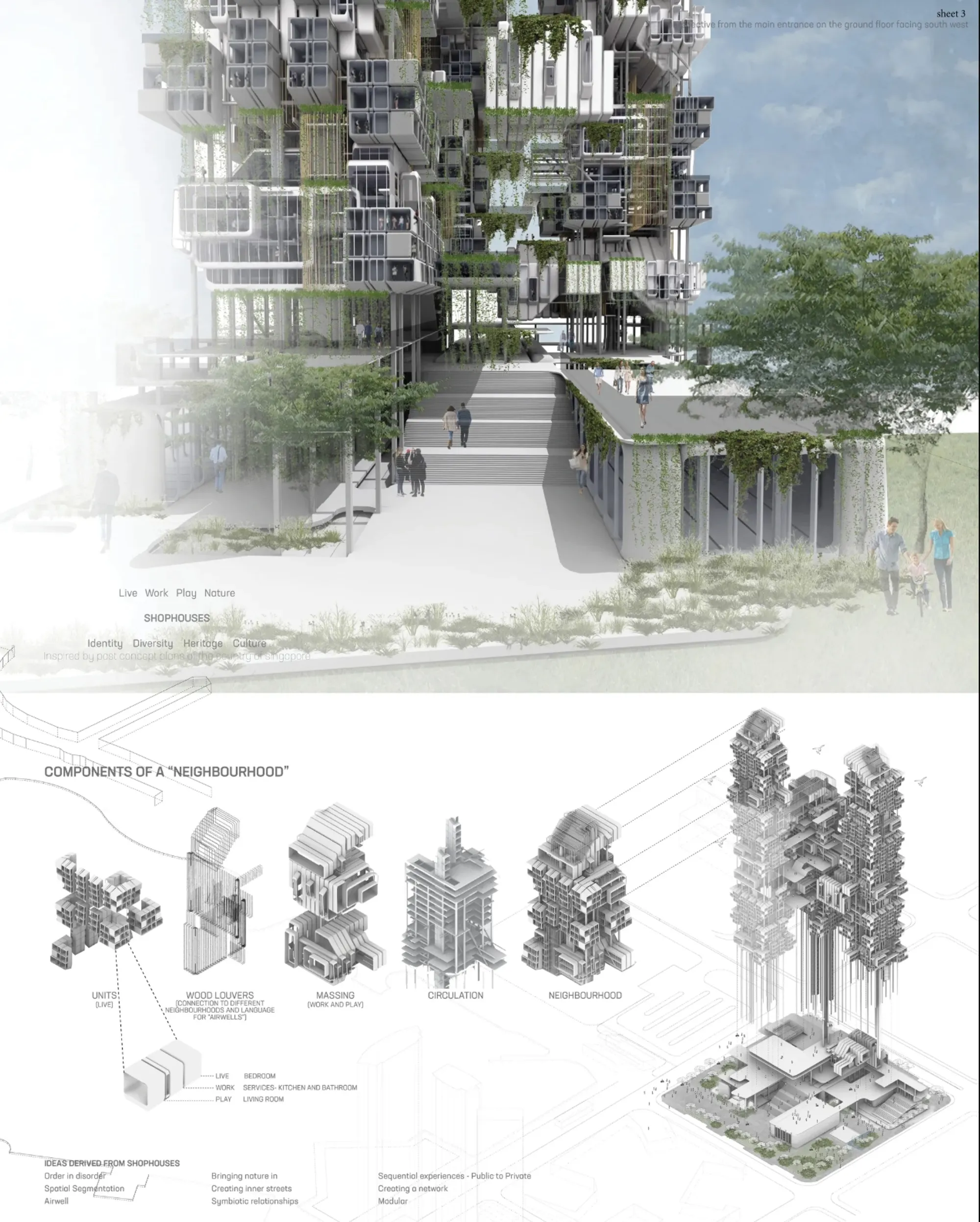 RUKO: Sustainable Architecture Reimagines Singapore’s Shophouses for Digital Nomads