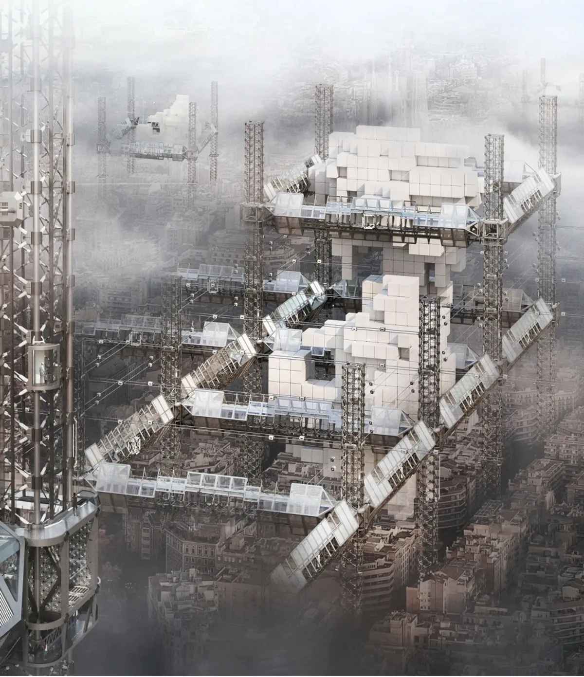 Customized Instant City Module Operating System: Sustainable Architecture for Adaptive Urban Renewal in Barcelona