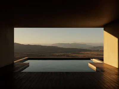 Schmölzer Architecture Tucks a Concrete Courtyard House into a Victorian Alps Escarpment