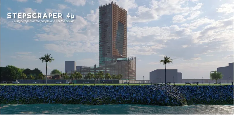 Step-Scraper 4u: Sustainable Skyscraper Design for an Accessible City Centre in Amaravati