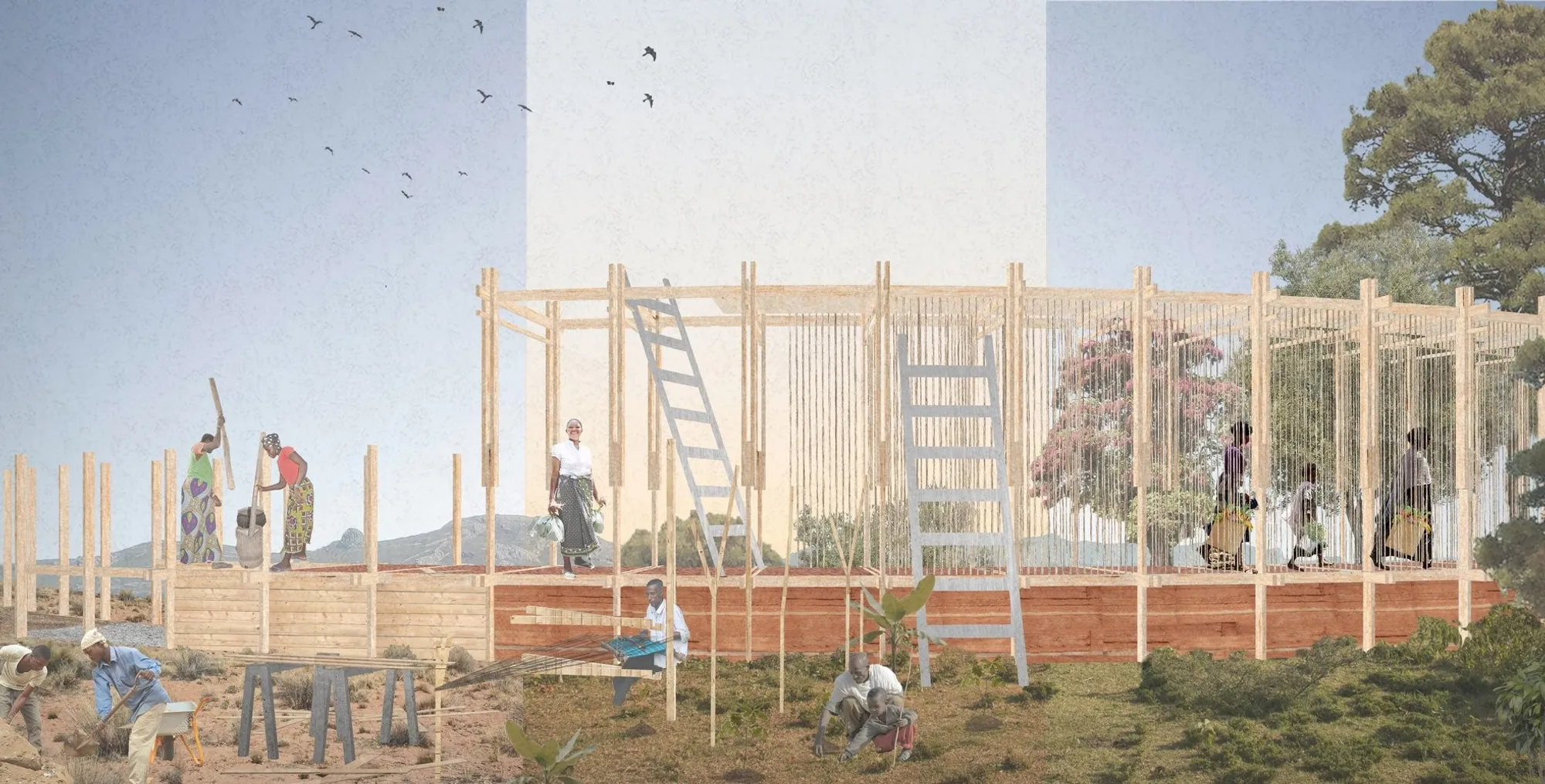 Healing Façade: Sustainable Architecture for Reforestation, Community, and Sacred Ecology in Ethiopia