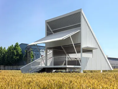 M.S.A.A. Atelier Builds a 32-Square-Meter Barn in a Beijing Wheat Field in Ten Days
