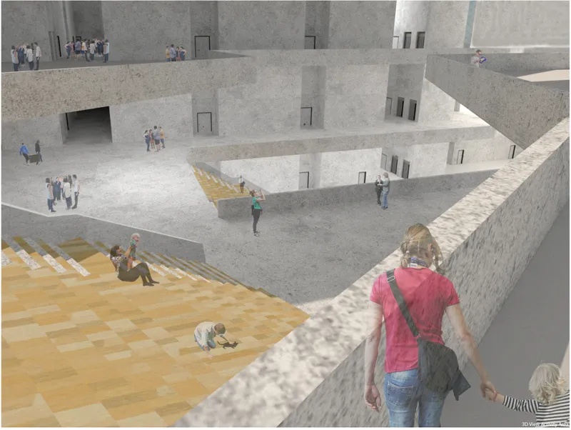 Public terraces and activity zones turn the opera house into an open civic gathering space.