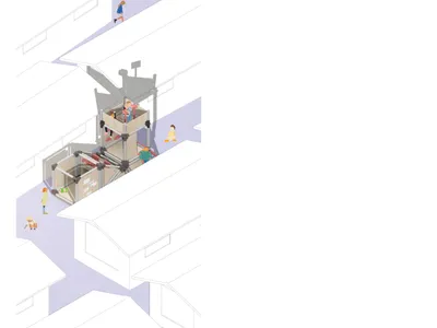 Modular Playground: Modular Architecture for Play, Learning, and Refugee Communities