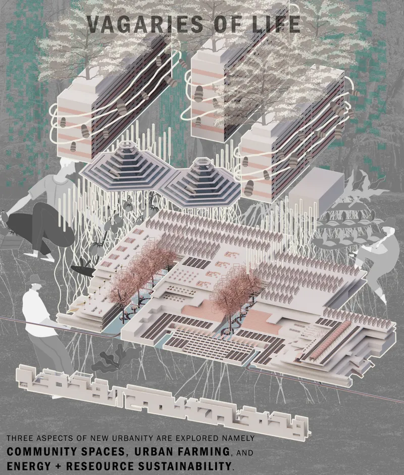 Vagaries of Life connects community spaces, urban farming and sustainable resource systems.