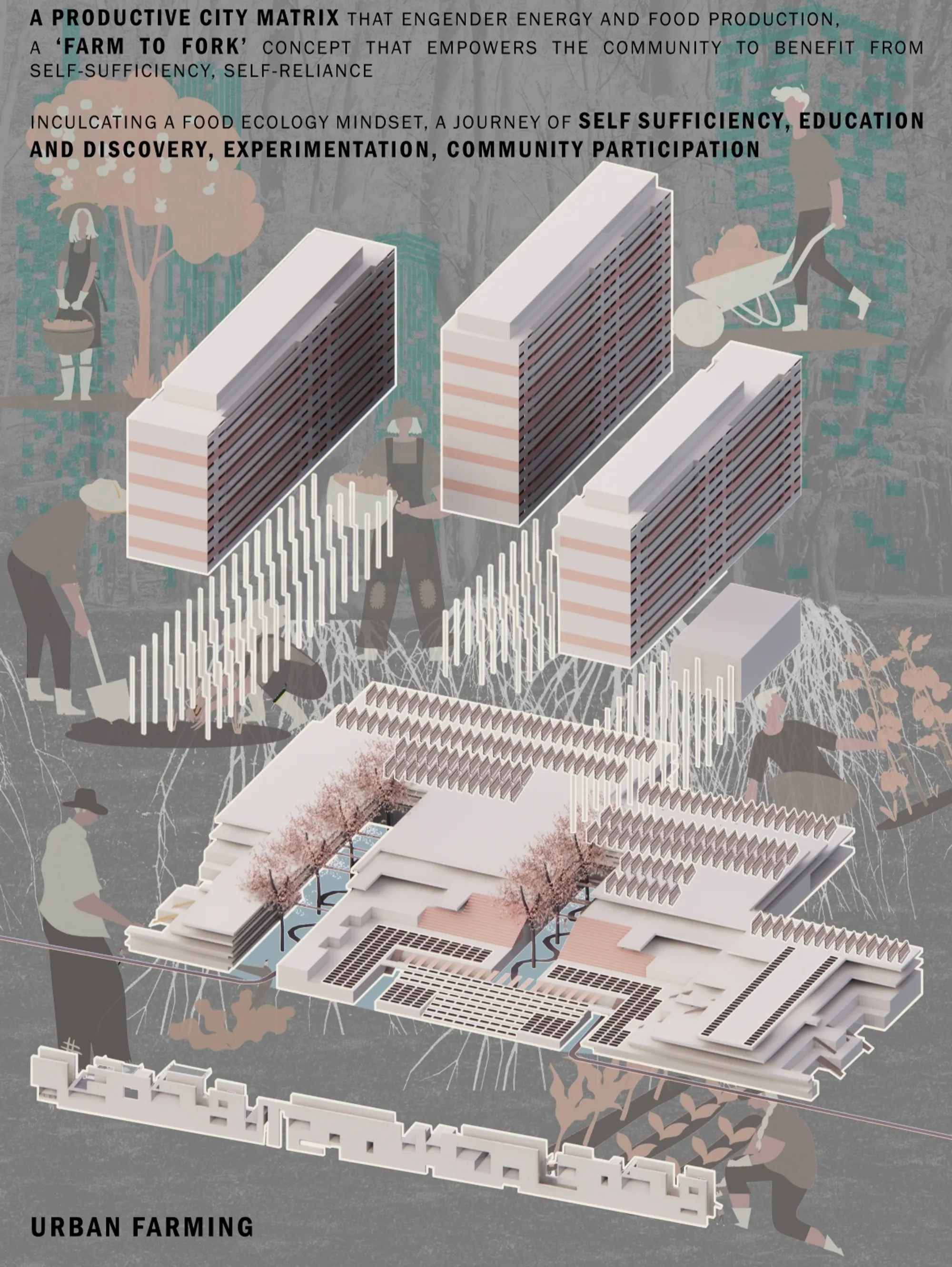Vagaries of Life: Sustainable Urban Architecture for a Self-Sufficient Community in Singapore