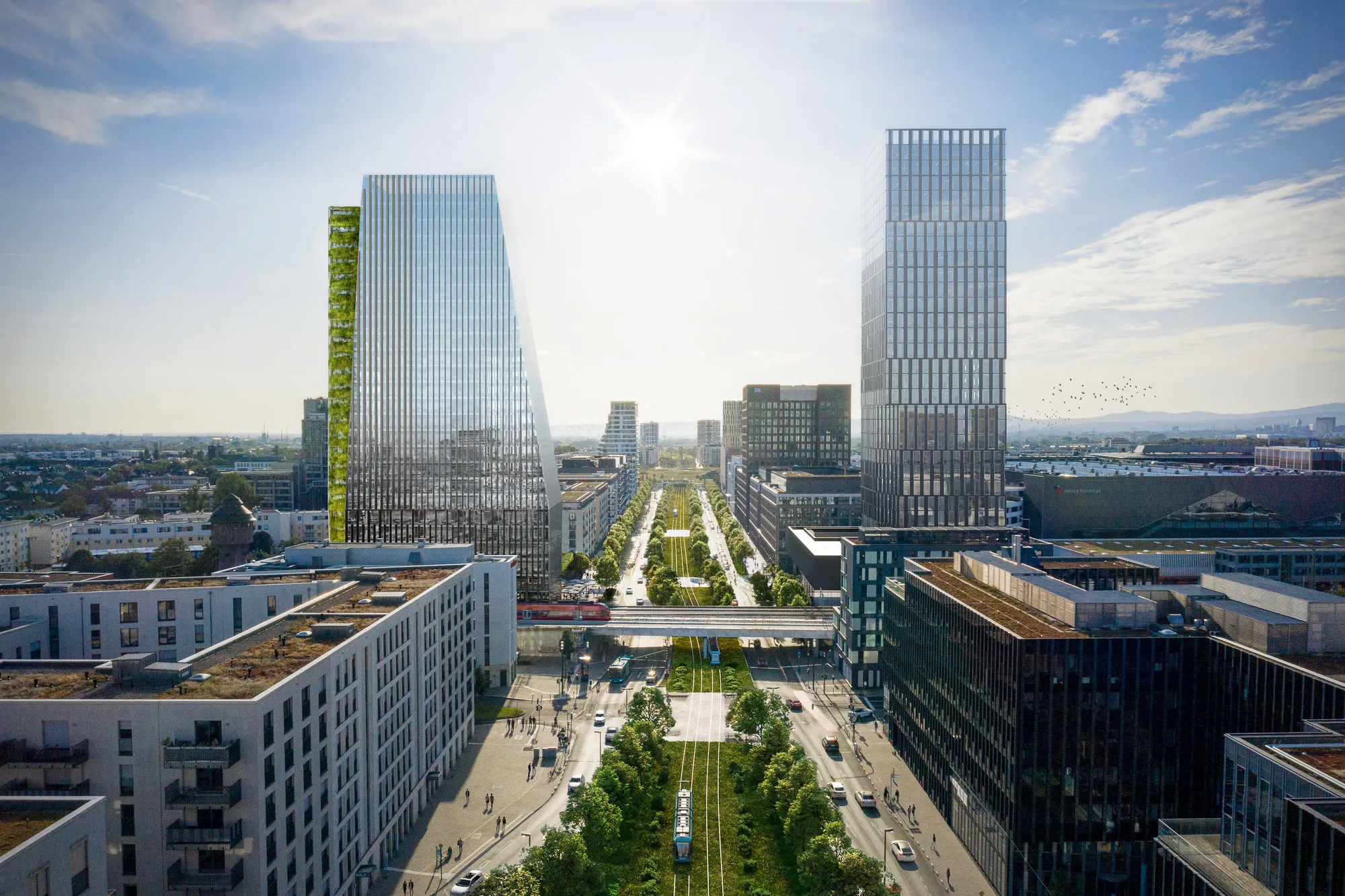UNStudio's design for an office building in Germany has been announced as the winner project - one of the most sustainable office buildings.