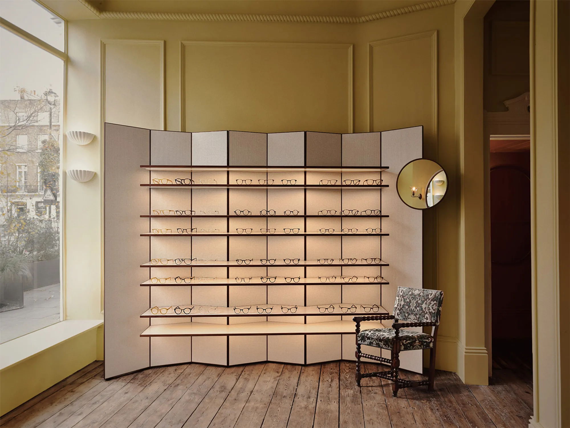 Cubitts is an eyewear store located in Belgravia, London designed by Child Studio.