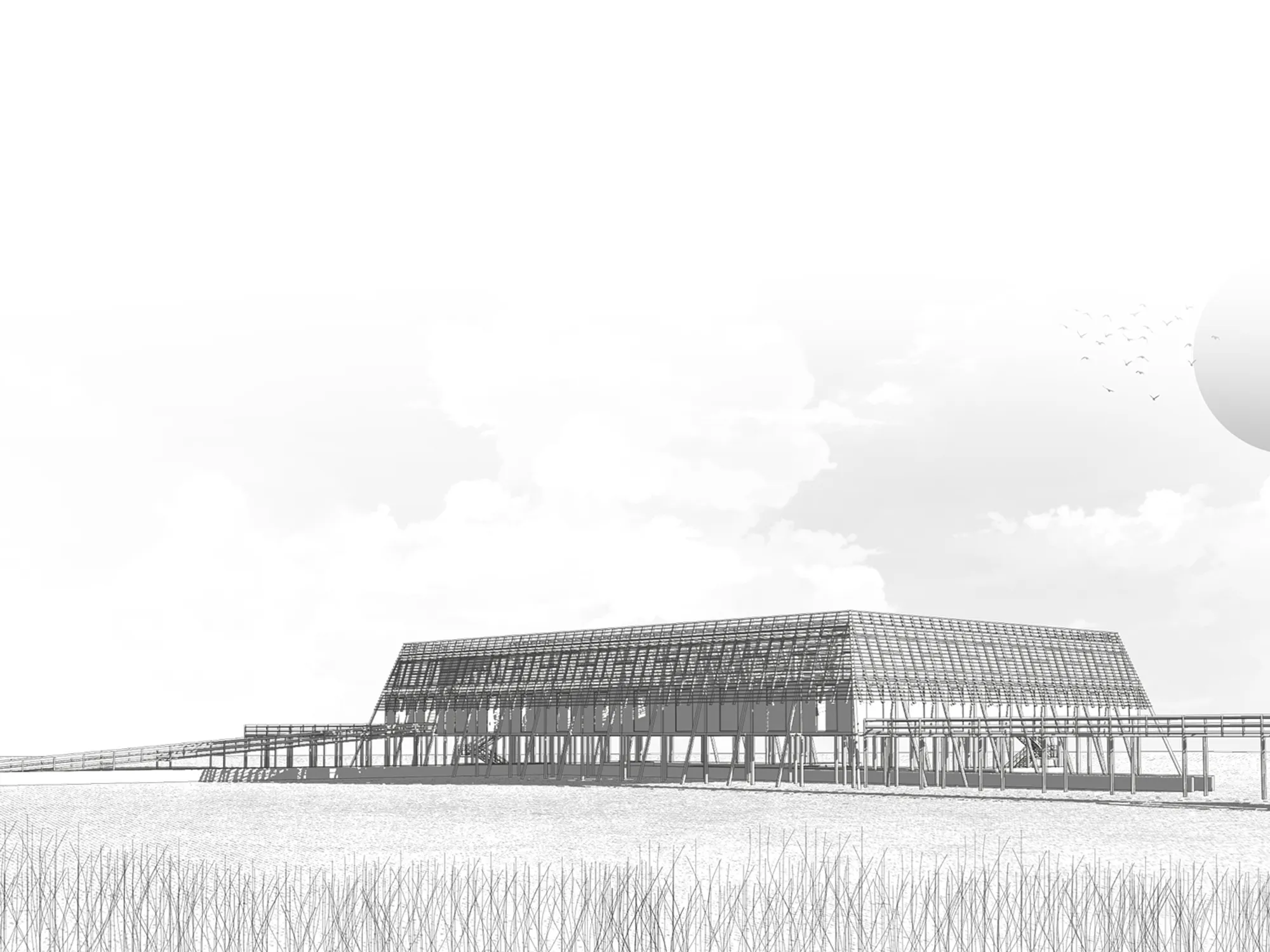 Roman hut