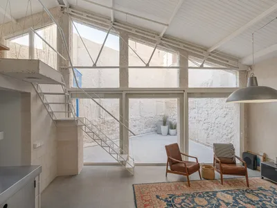 Burr Studio's Blasón warehouse conversion in Madrid is a one-of-a-kind space
