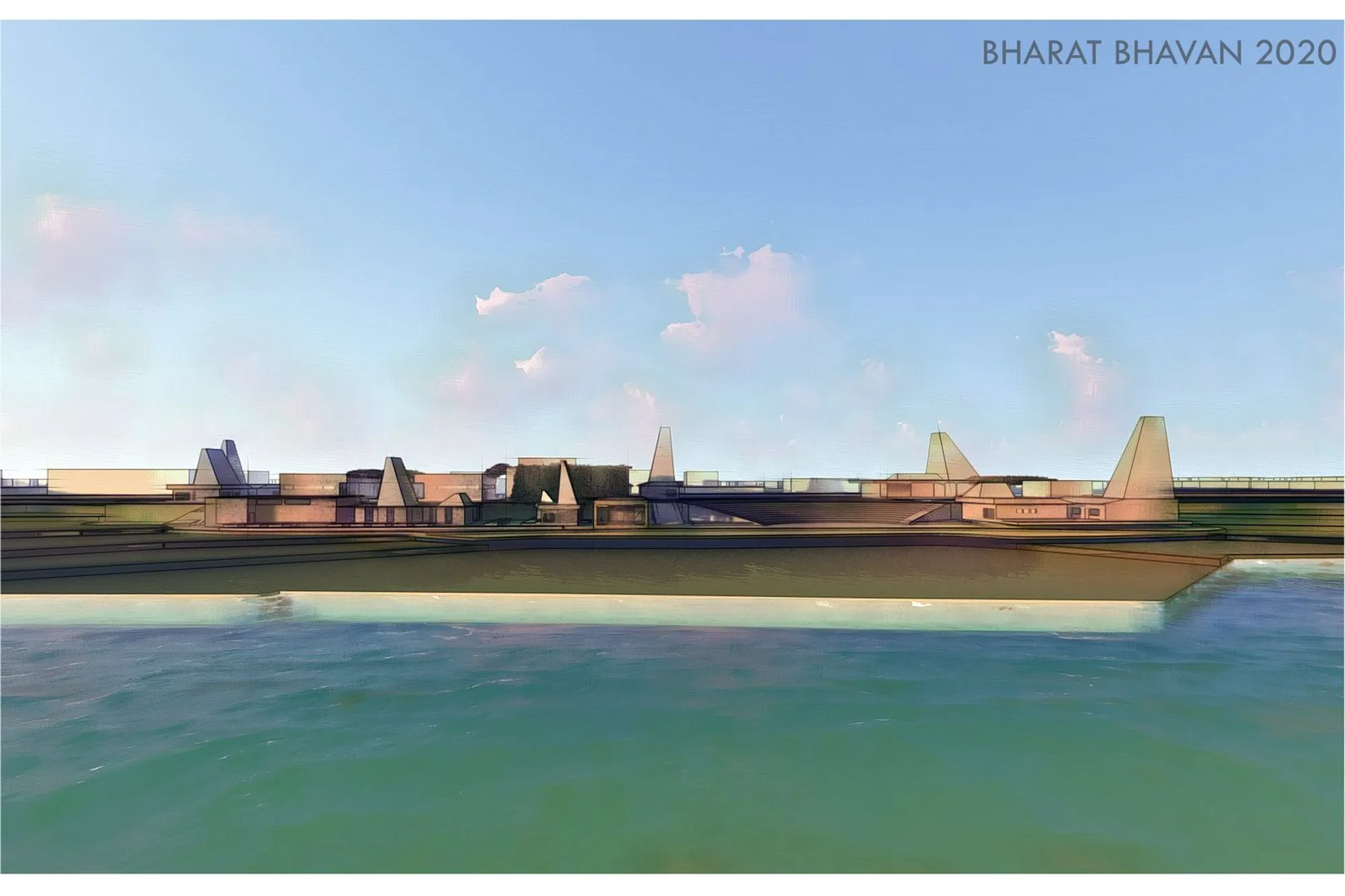 Bharat Bhavan 2020: A Vernacular Cultural Campus on Madurai's Waterfront
