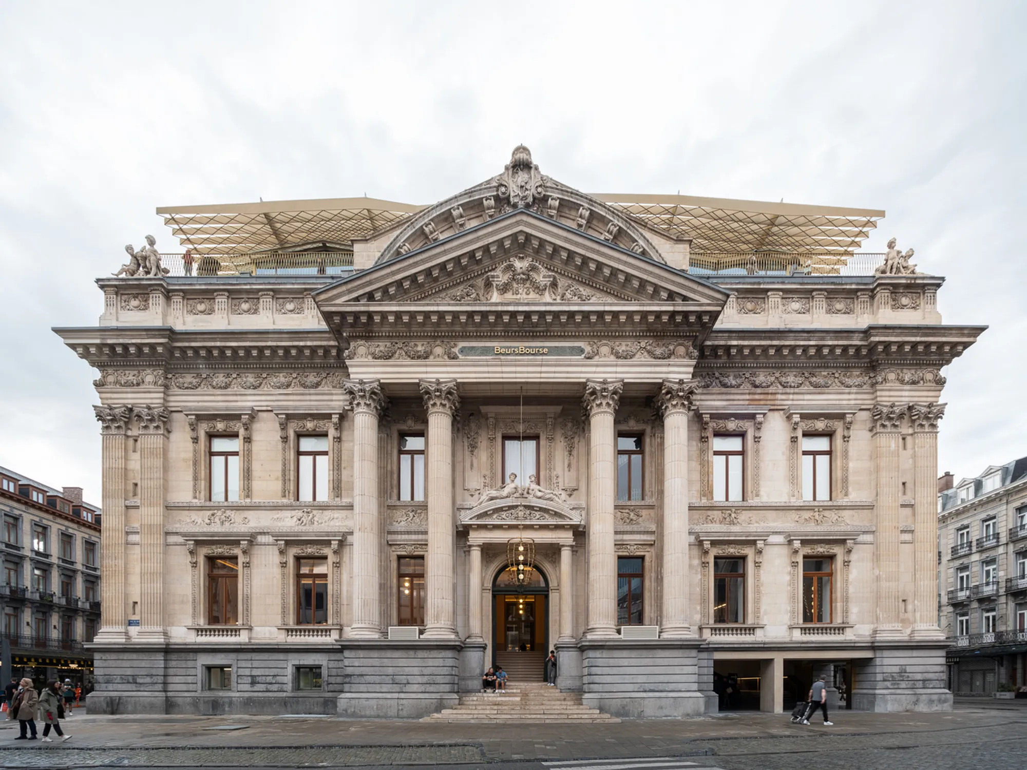 BeursBourse Public Building Renovation in Brussels by BEAU, Popoff architectes, and Robbrecht en Daem architecten