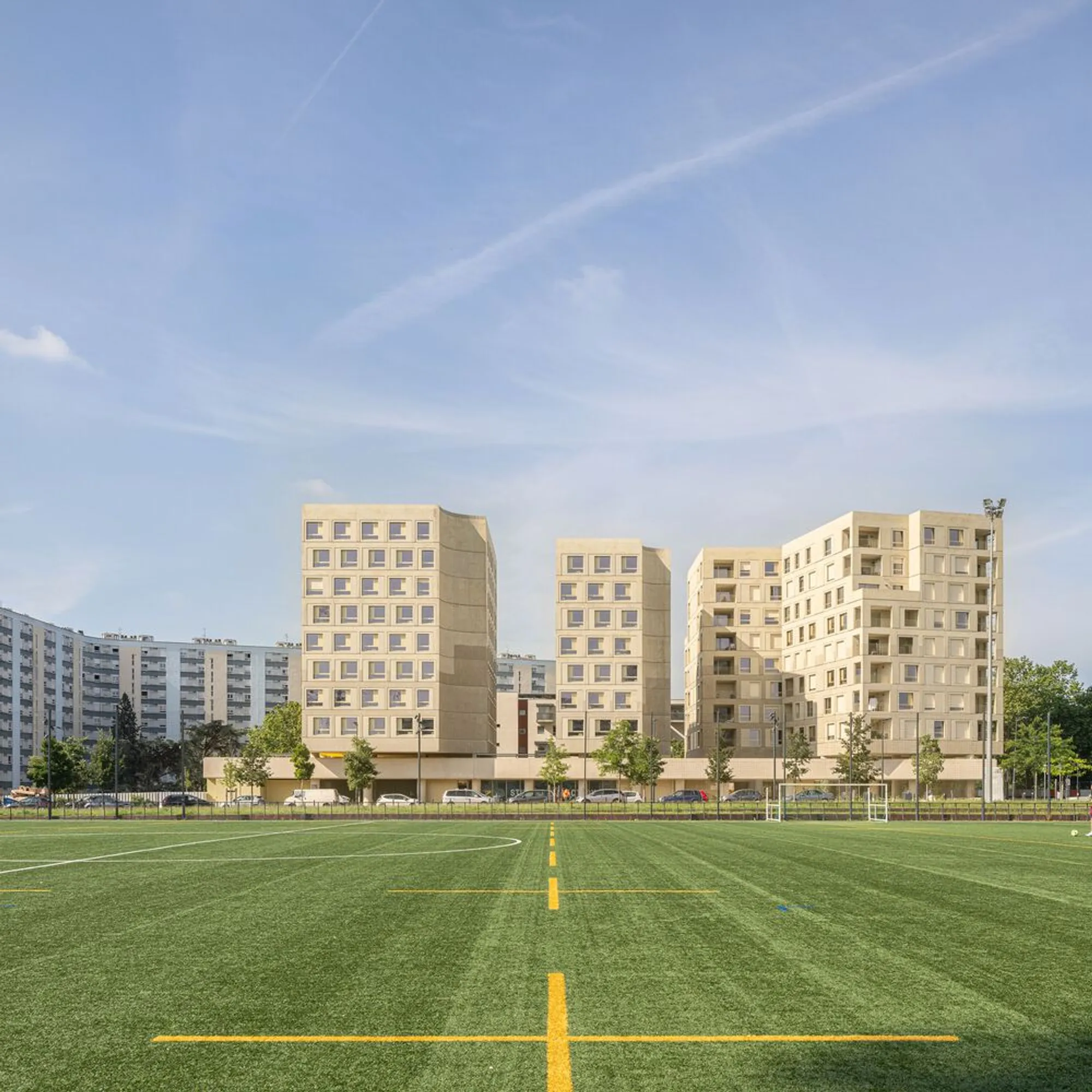 Les Formes Hautes Residential Complex by Atelier Stéphane Fernandez