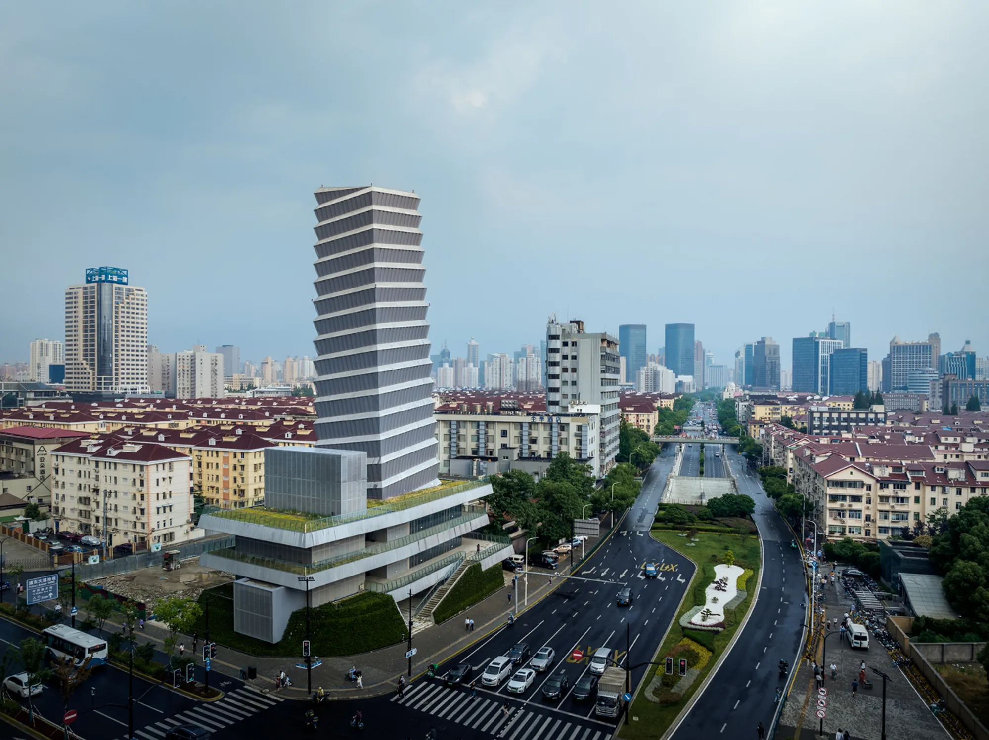 Ventilation Tower and Metro Shaft: A Fusion of Infrastructure and Urban Design by Atelier Z+