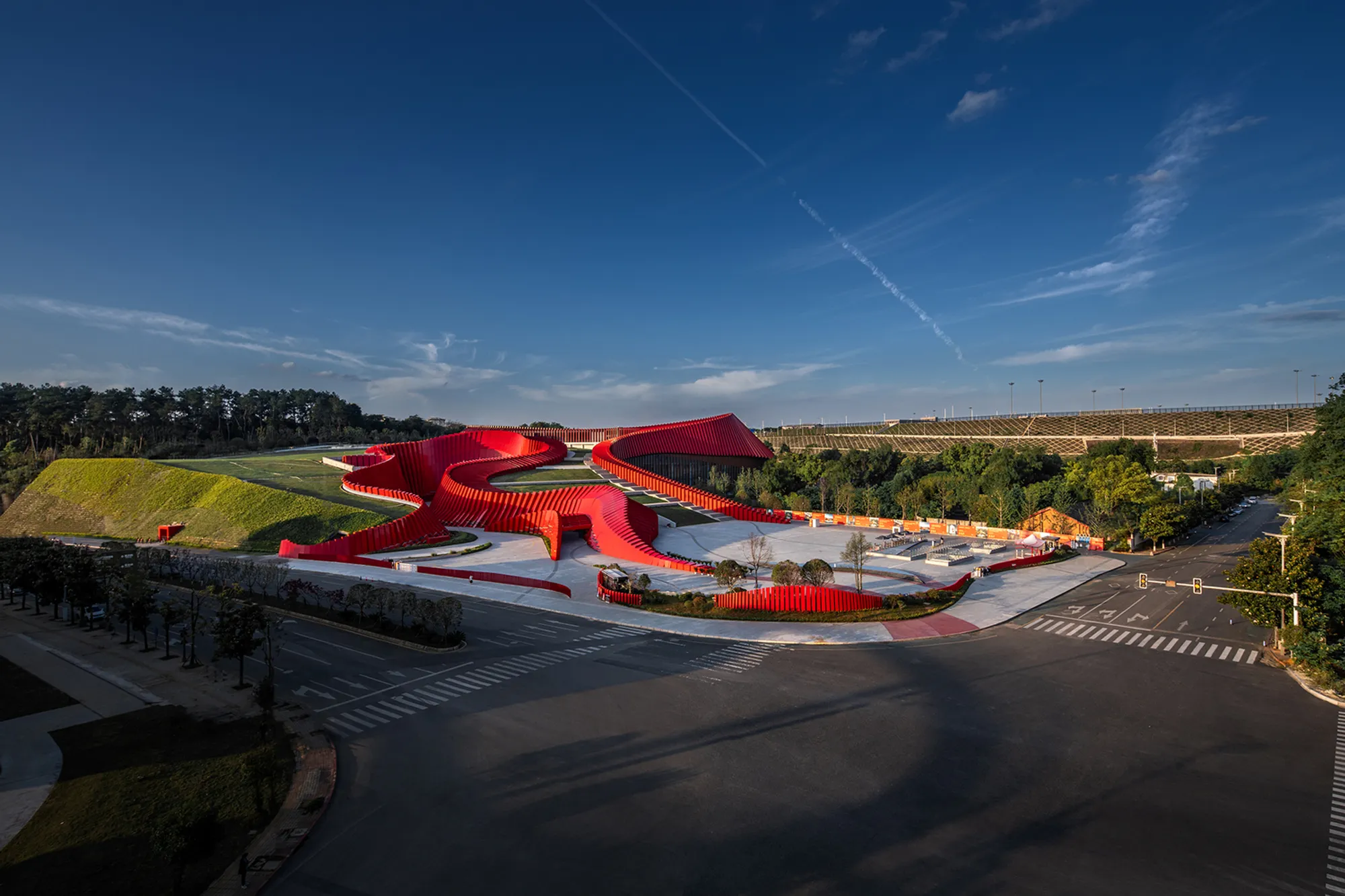 Long March Cultural Digital Art Museum – A Fusion of History, Digital Art, and Architectural Innovation