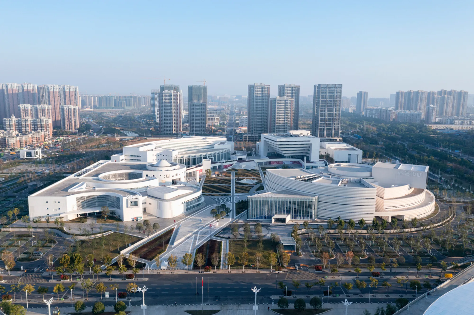 Wuhan West and East Lake Cultural Center by Dagi Architectural Design Studio