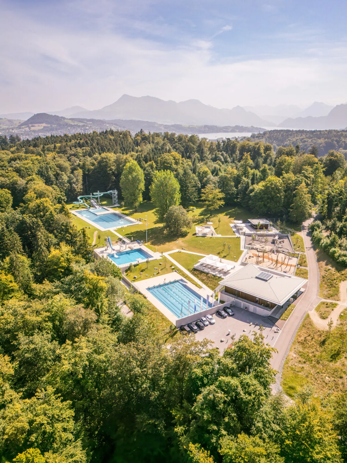 Forest Pools Zimmeregg: A Harmonious Blend of Nature and Modern Sports Architecture