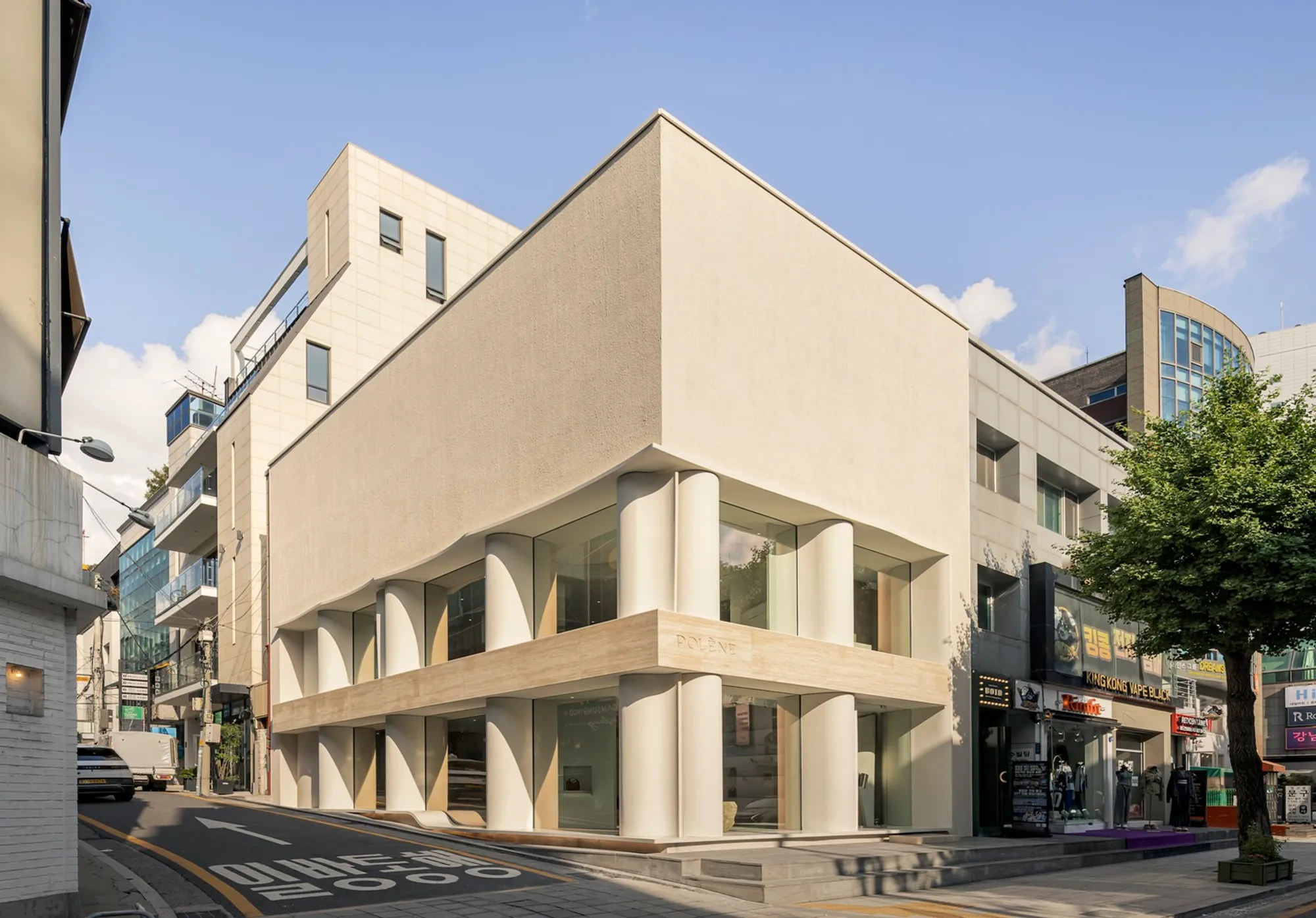 Polène Paris Seoul Flagship Store by WGNB: A Sculptural Retail Experience Inspired by Leather