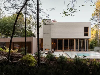 Q8 Residence by MRDK — A Contemporary Forest Retreat Rooted in Material Warmth and Environmental Sensitivity