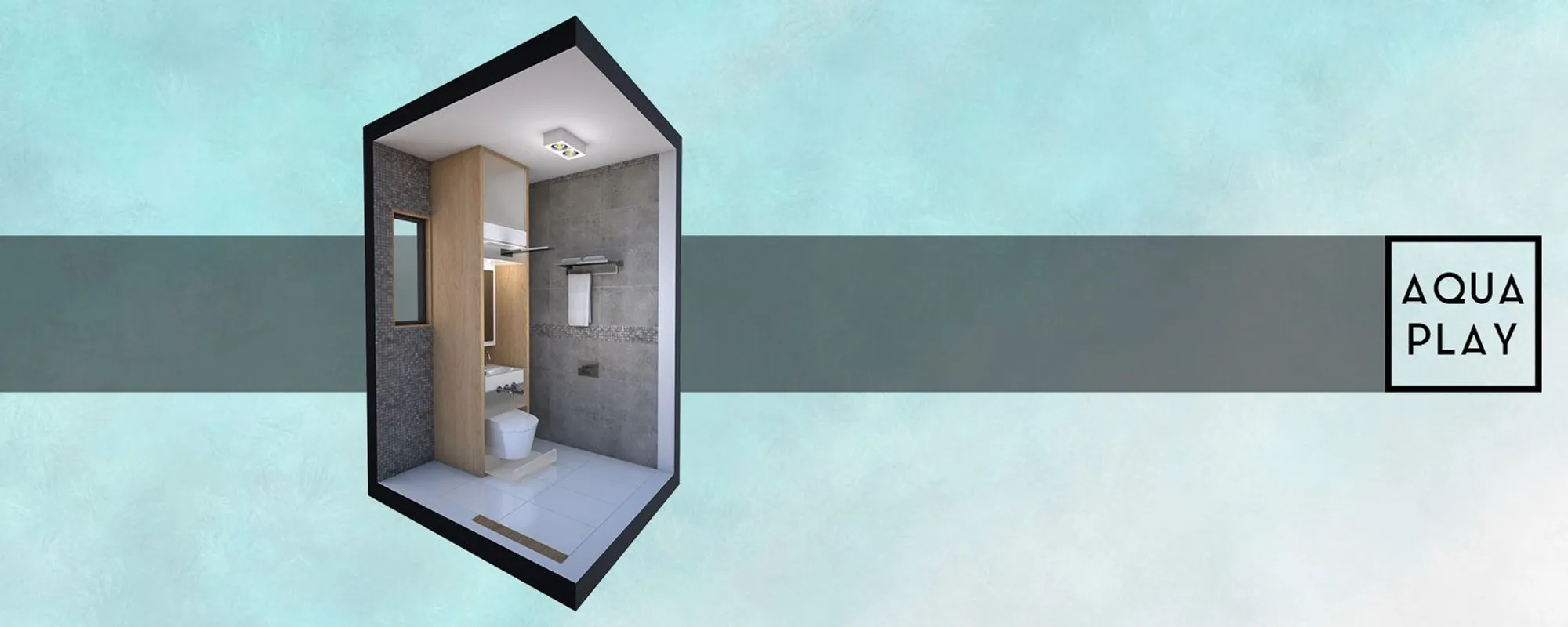Aqua Play: A Portable Bathroom That Fits Inside a Cabinet
