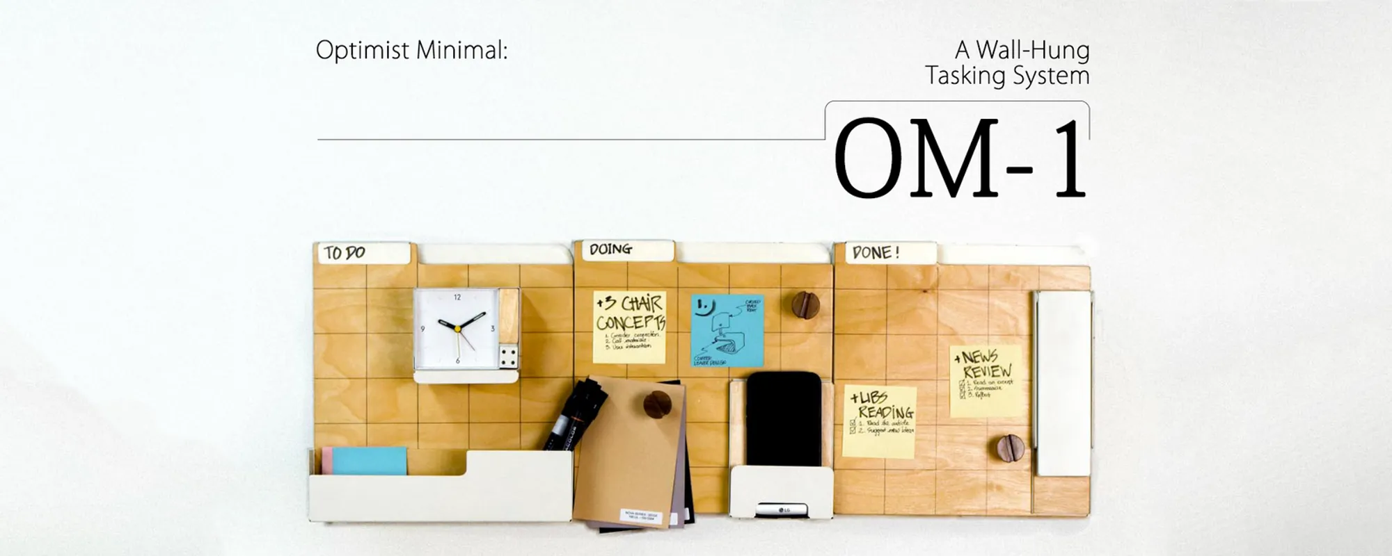 Om-1: A Wall-Hung System That Moves Your Workspace Off the Desk
