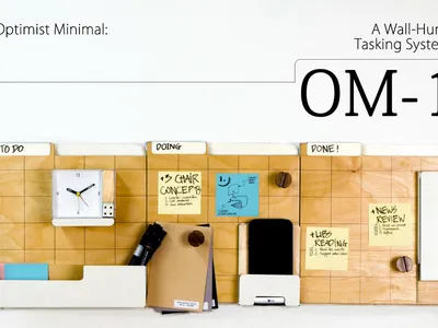 Om-1: A Wall-Hung System That Moves Your Workspace Off the Desk