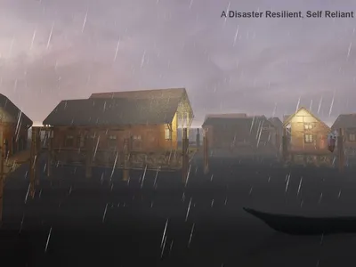 Commune Ark: Floating Settlements That Refuse to Retreat from the Floodplain