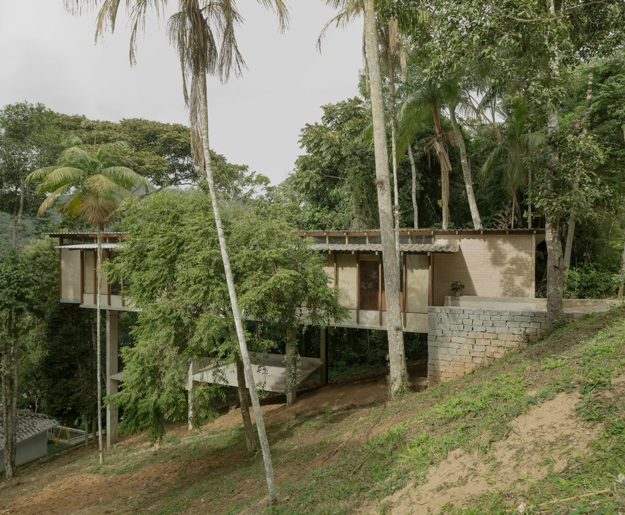 House in the Trees by Ayako Arquitetura: An Elevated Home Immersed in the Brazilian Atlantic Forest