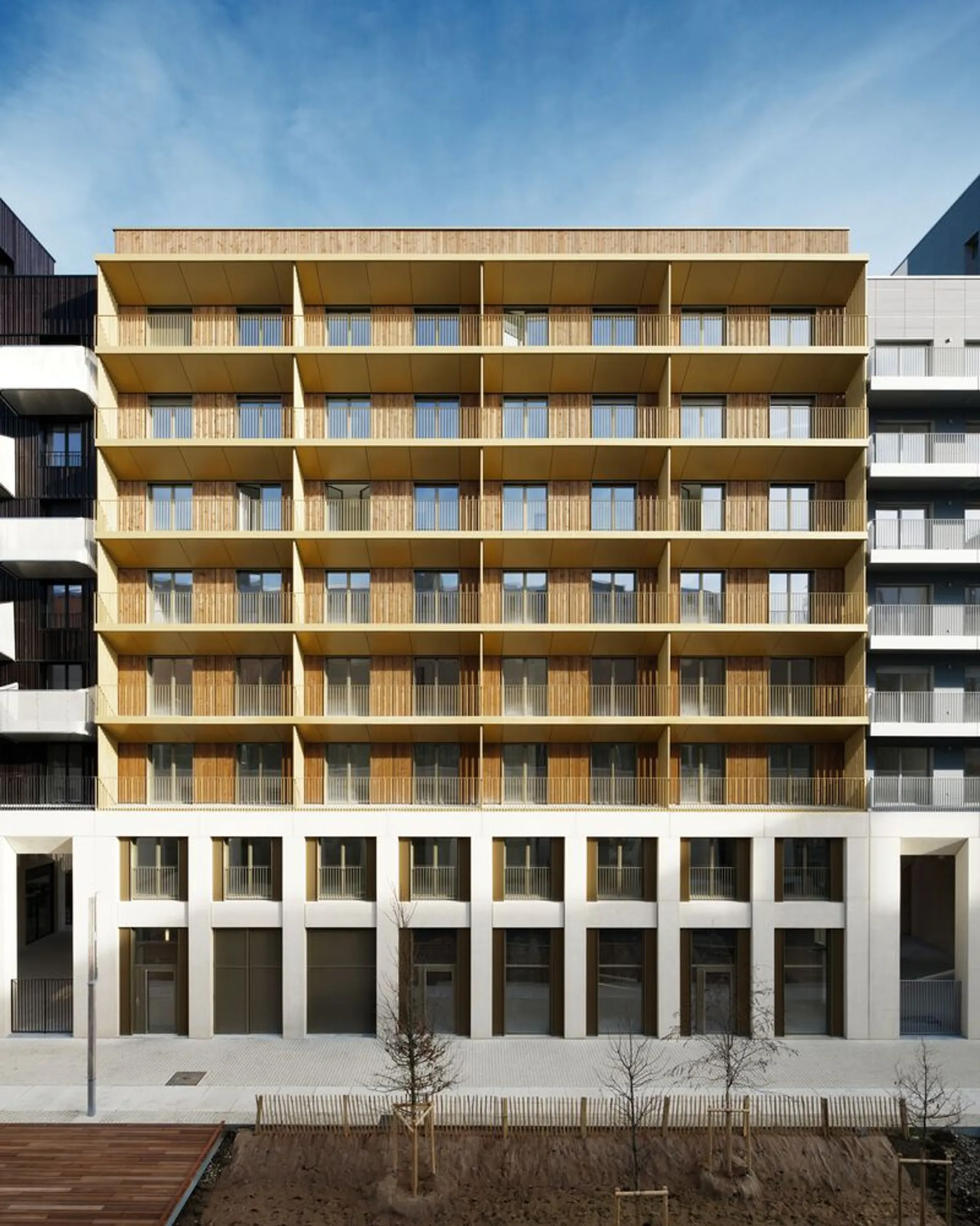 Olympic Village Housing by Lina Ghotmeh Architecture: Sustainable Urban Living Inspired by Athletic Movement