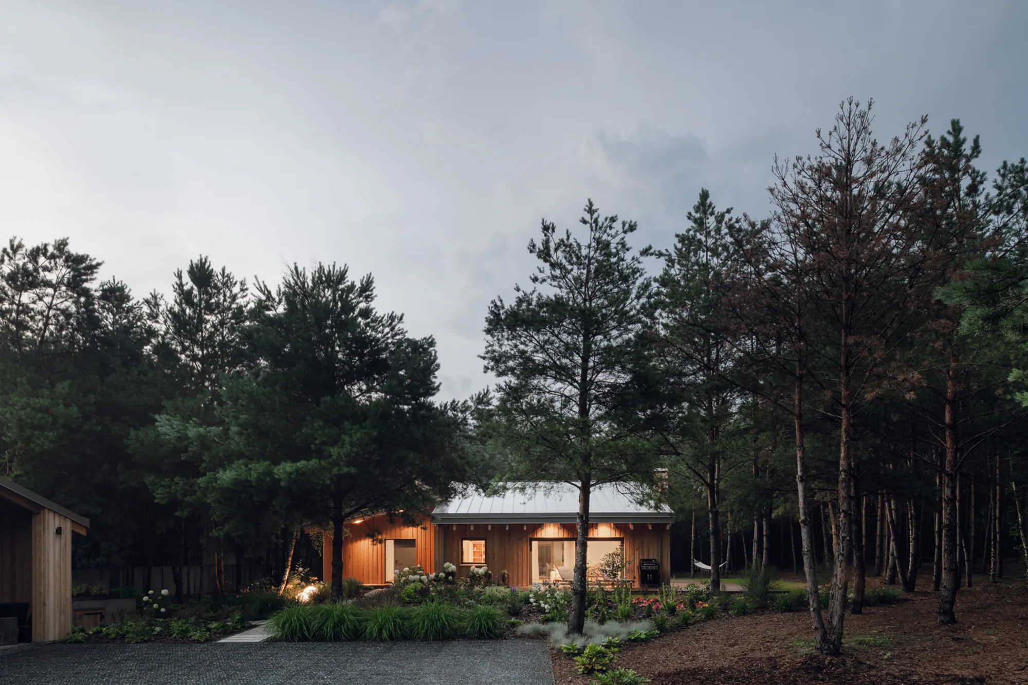House Near Konin by Studio GAB: A Modern Forest Retreat in Poland