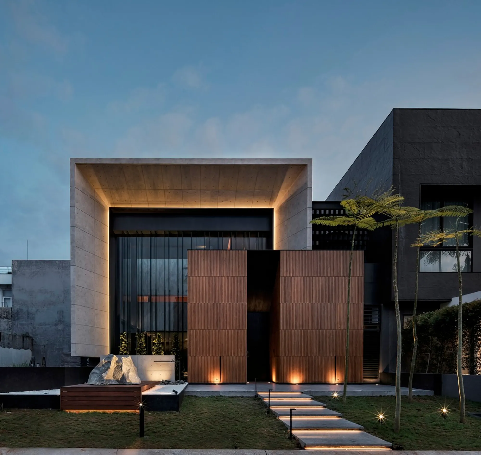 D+N2 House by DP+HS Architects: A Modern Cave-Inspired Residential Extension in Tangerang