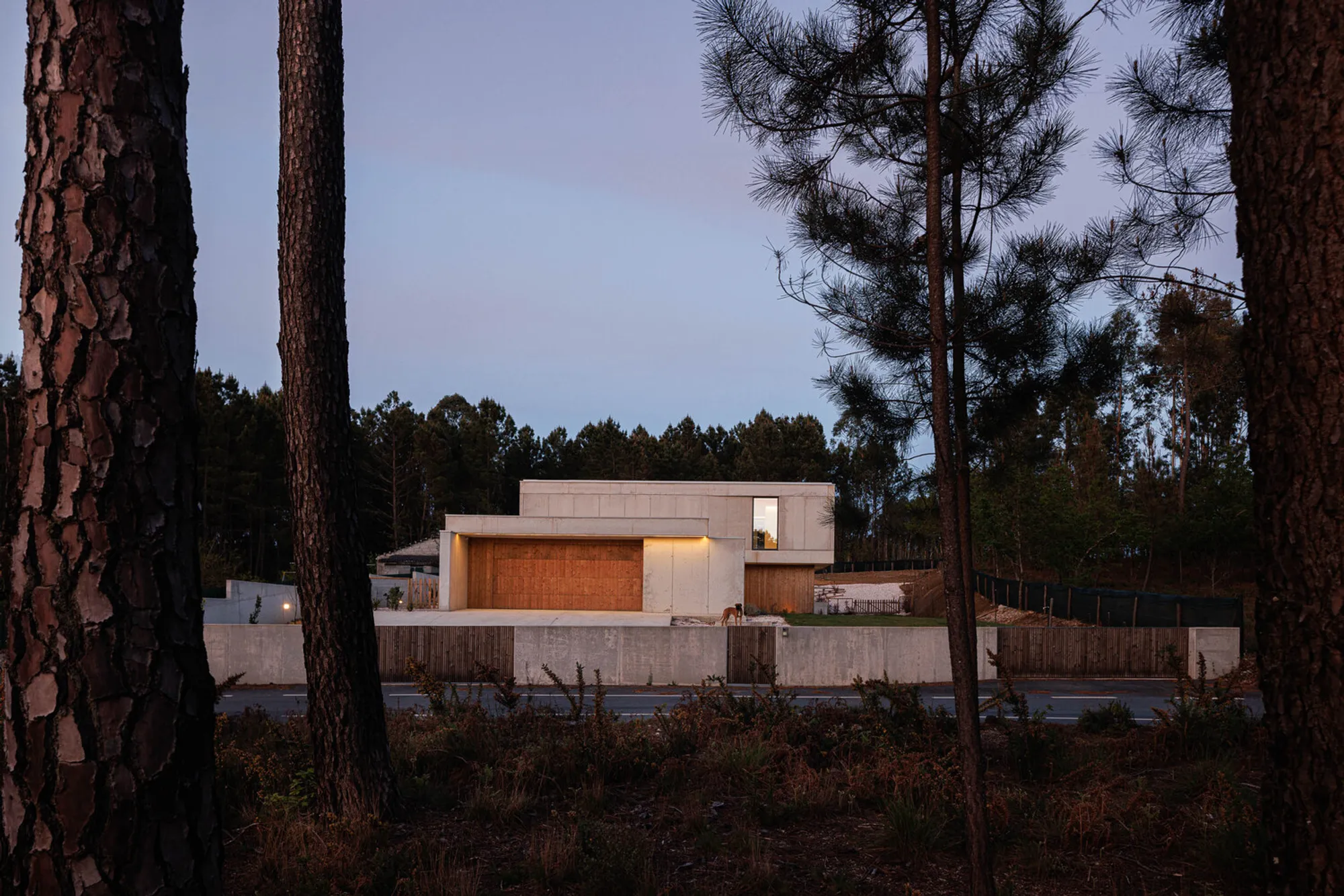 House in Mundão by Um para Um Arquitectura e Engenharia: Contemporary Concrete Home in Viseu
