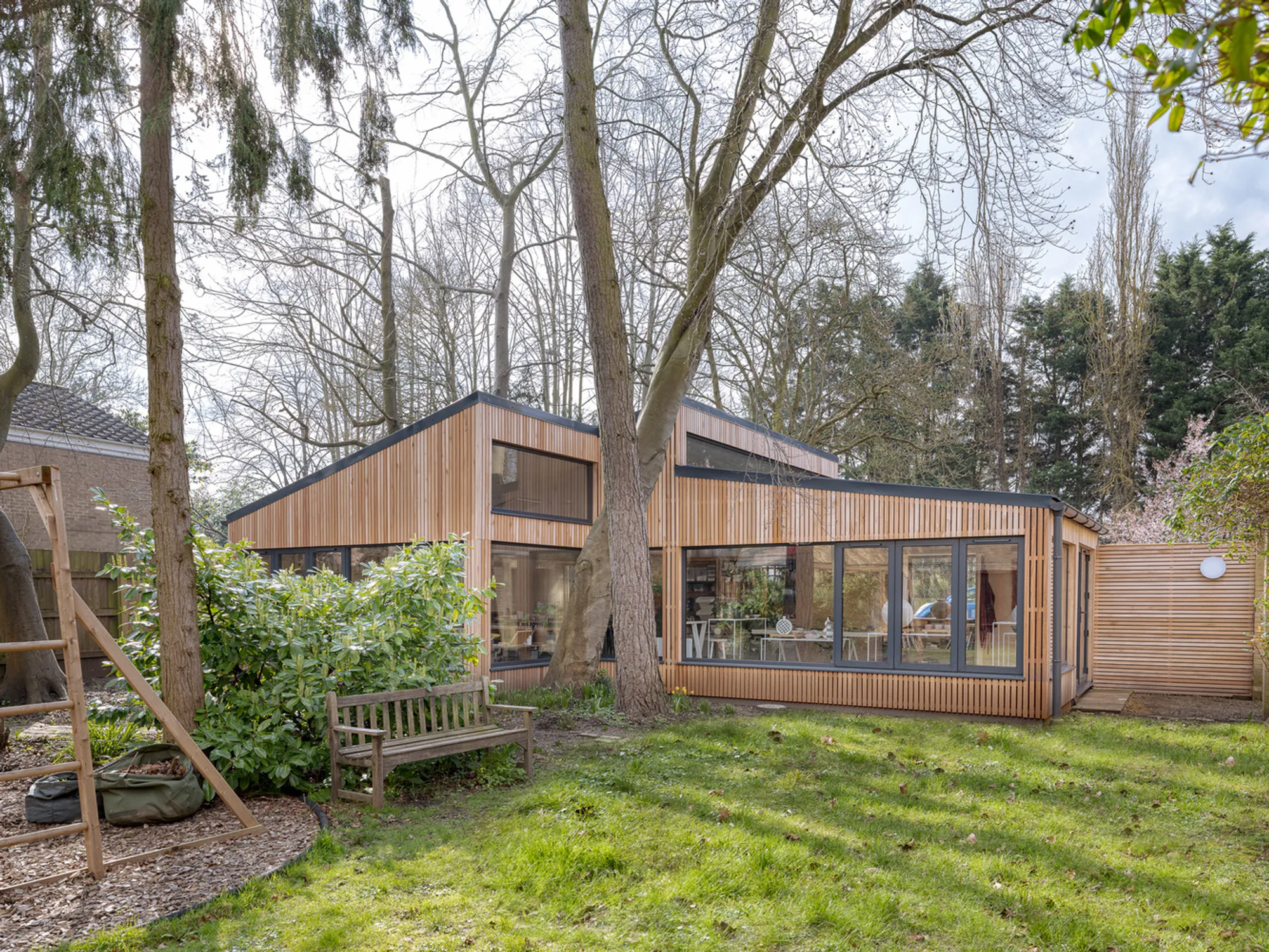Ceramic Artist's Home Studio by Okopod: Sustainable Garden Workspace in Cambridge