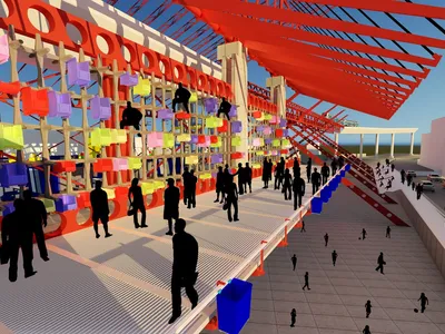 The Stitch: Industrial + Public Hybrid Architecture
