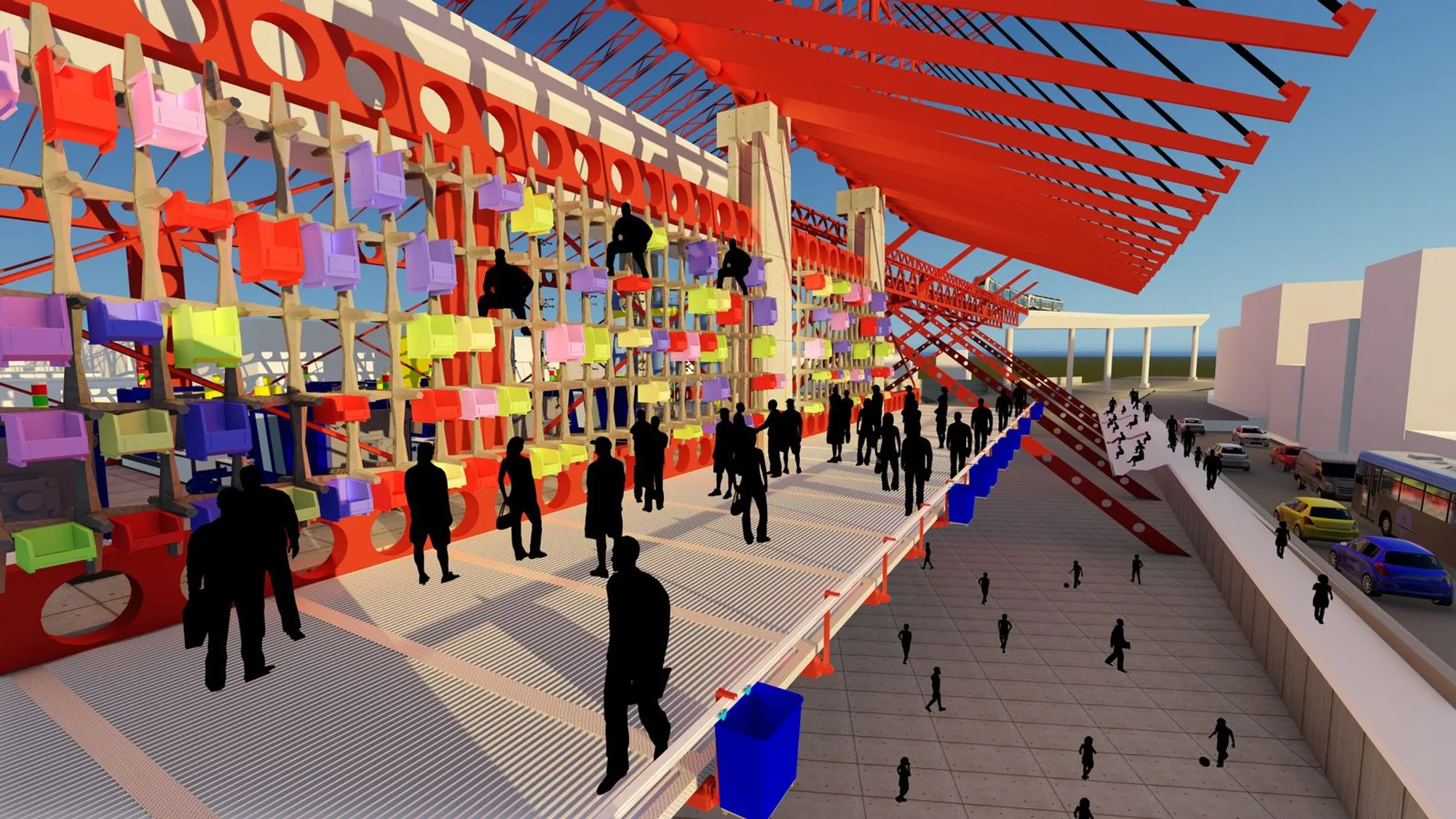 The Stitch: Industrial + Public Hybrid Architecture