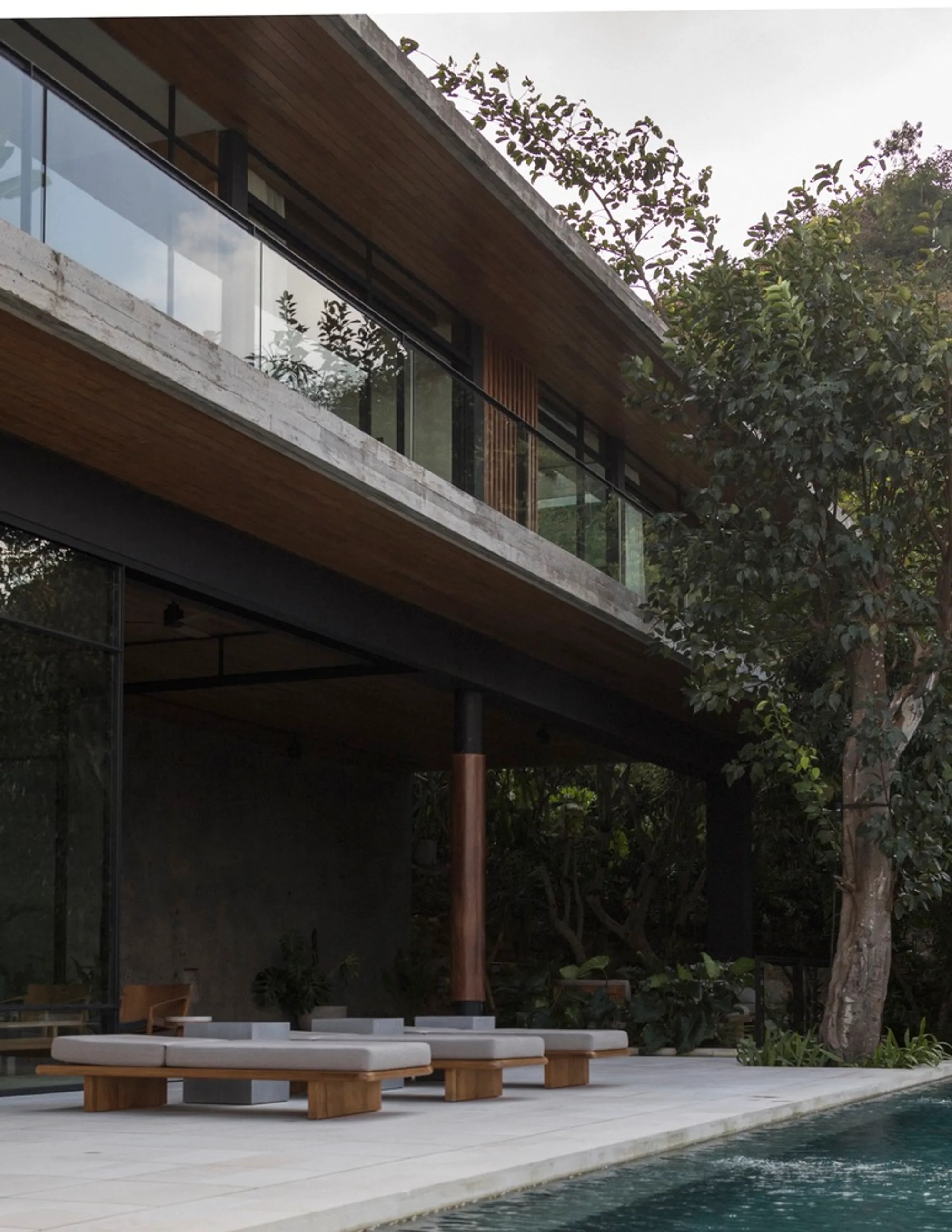 A Contemporary Tropical Hillside Home in Lombok by GFAB Architects