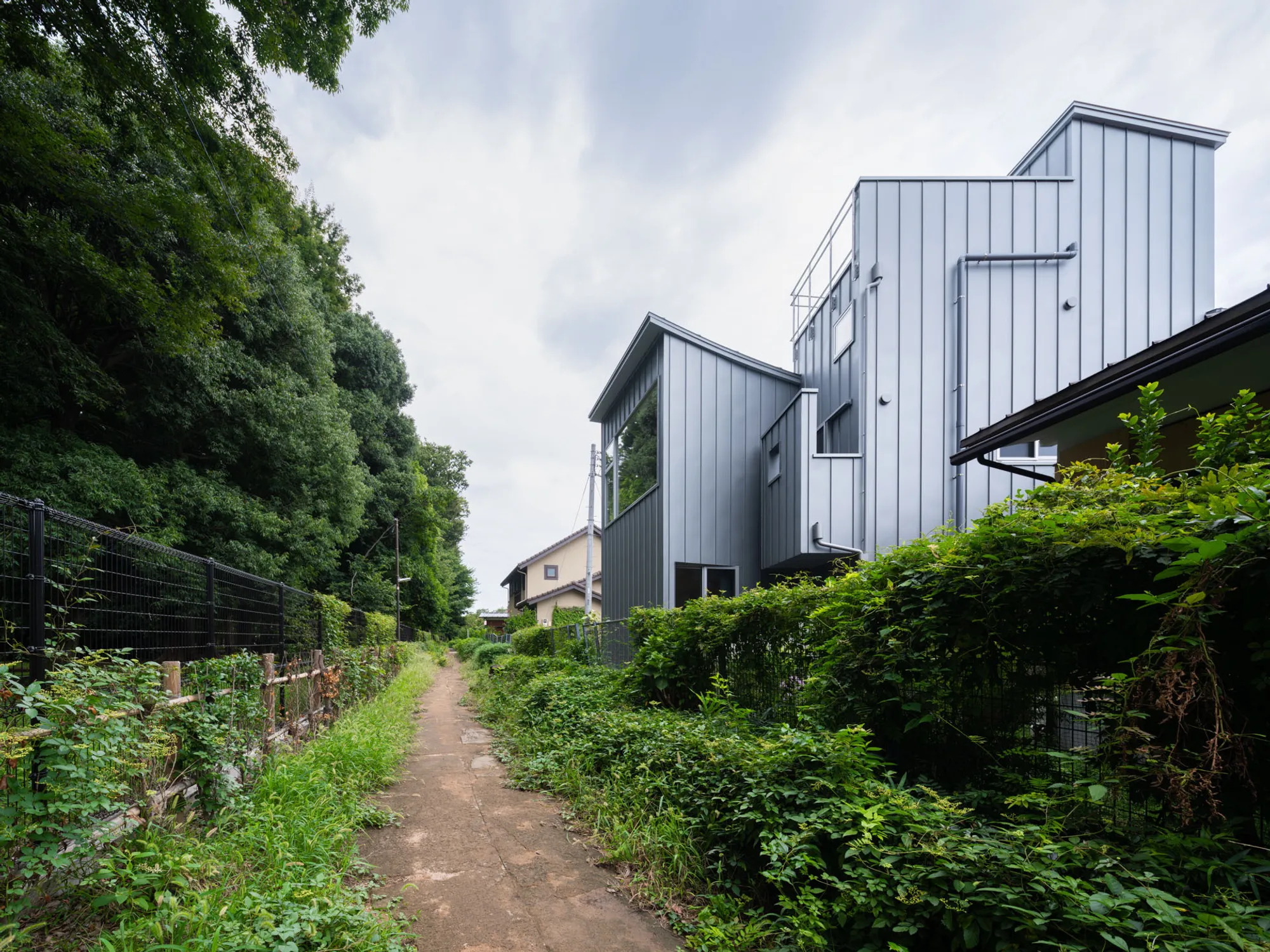 House in Koganei (SA House) / OFA: A Contemporary Timber Home Framed by Greenery
