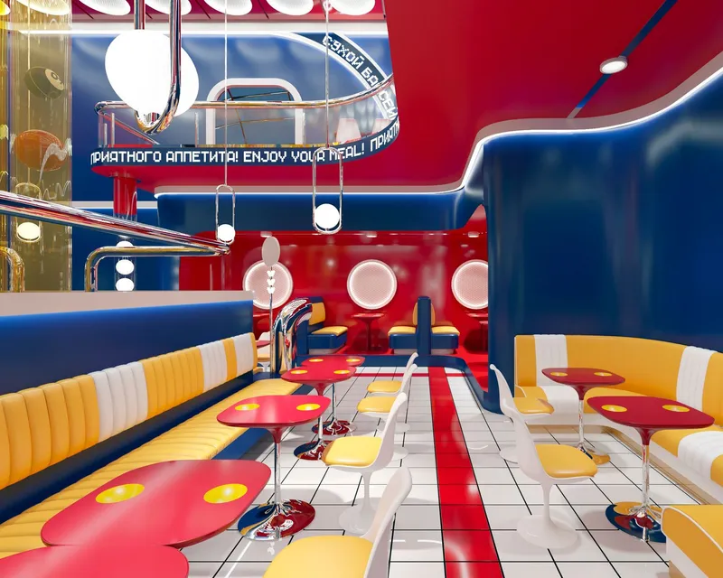 Automation-driven dining spaces designed for interaction, visibility, and engagement.