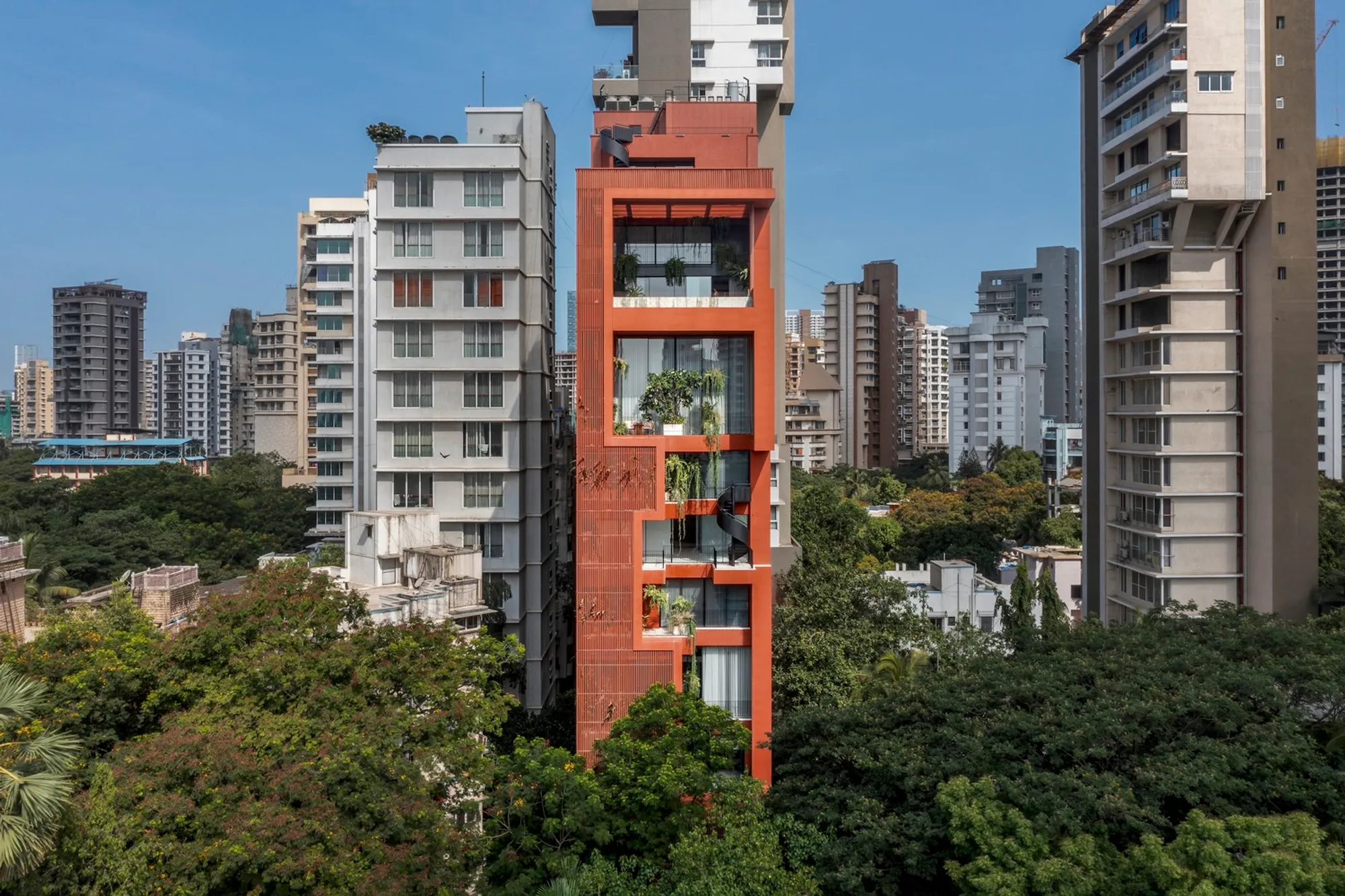 SARVASVA Building: A Vertical Oasis in East Bombay by SPASM Design Architects